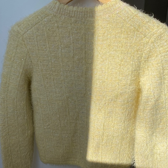 Maje Yellow Cardigan Sweater - Picture 14 of 15